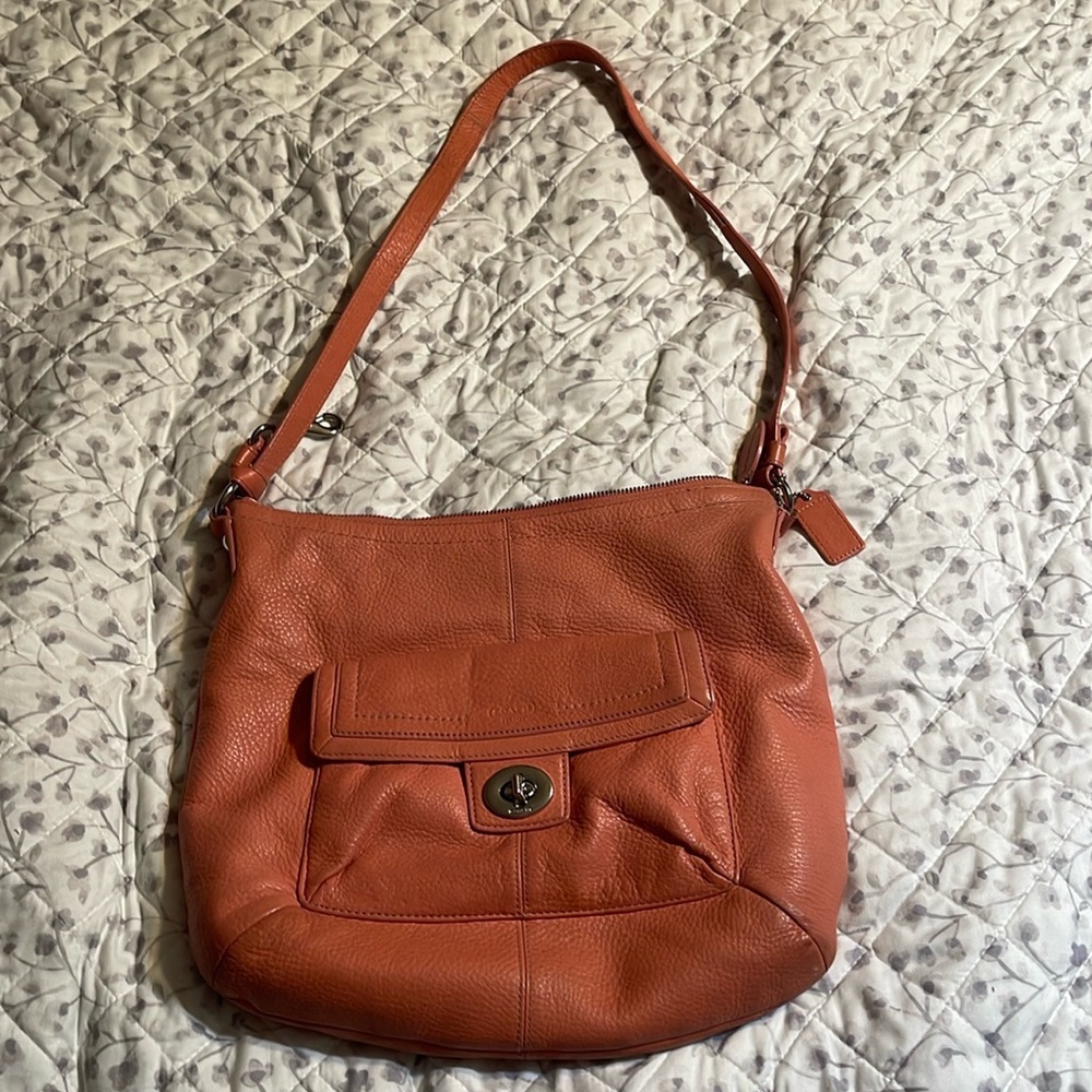 Coach Penelope coral bag
